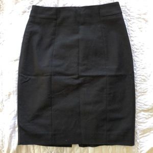 Black pencil skirt